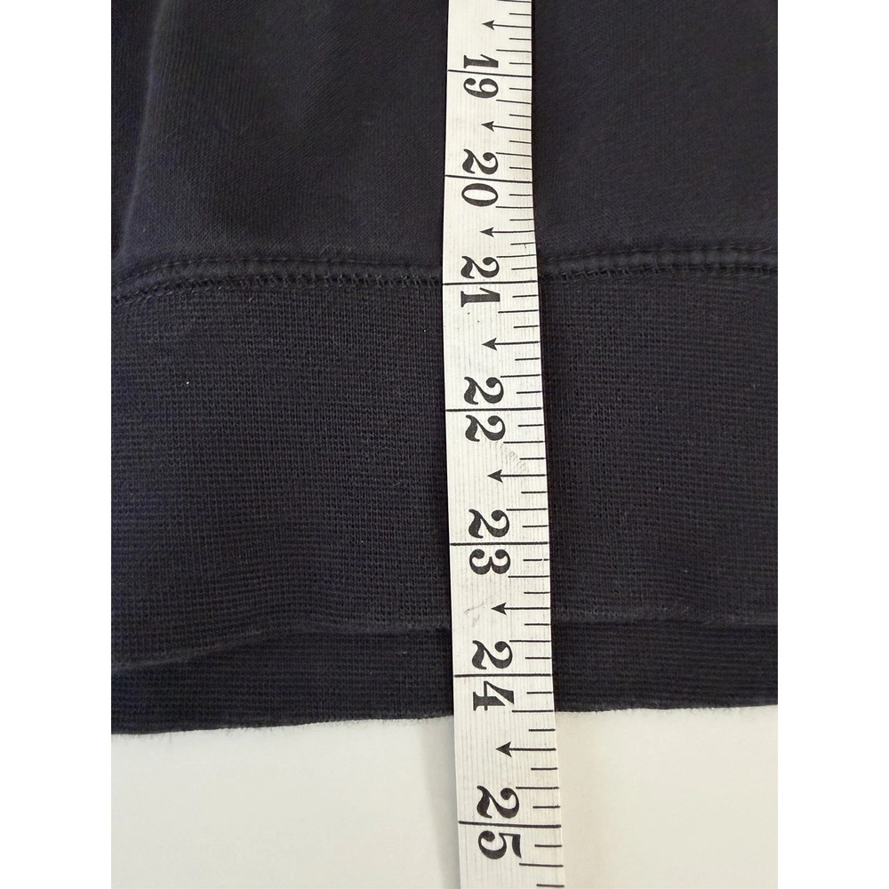 Nike Embroidered Logo Black Fleece Crewneck Pullover Men's Sweatshirt M Spellout - Picture 5 of 14